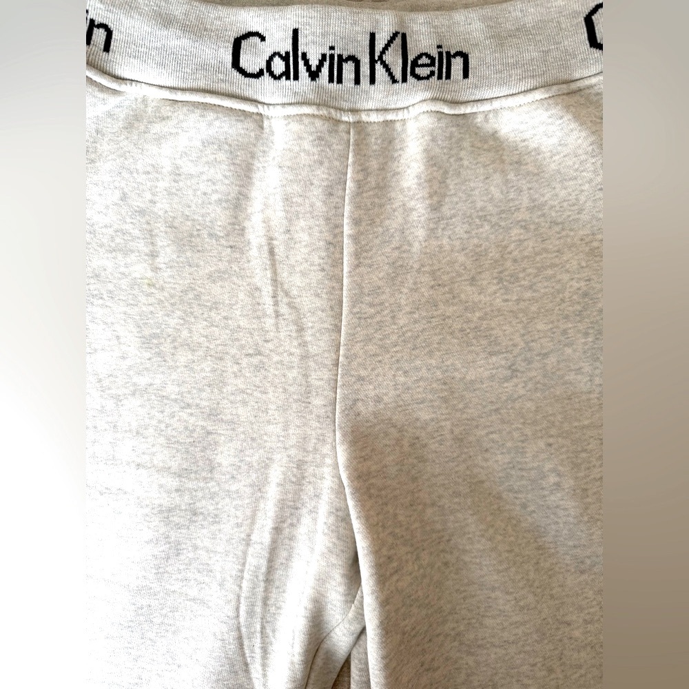 2 PC Calvin Klein LOGO TAPE KNIT FULL ZIP HOODIE & JOGGER SET SZ.M - Picture 14 of 16